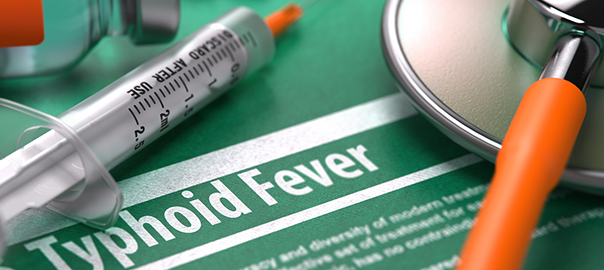 how typhoid fever happens and injection used to treat it