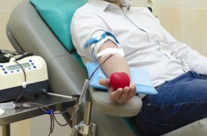 donating blood