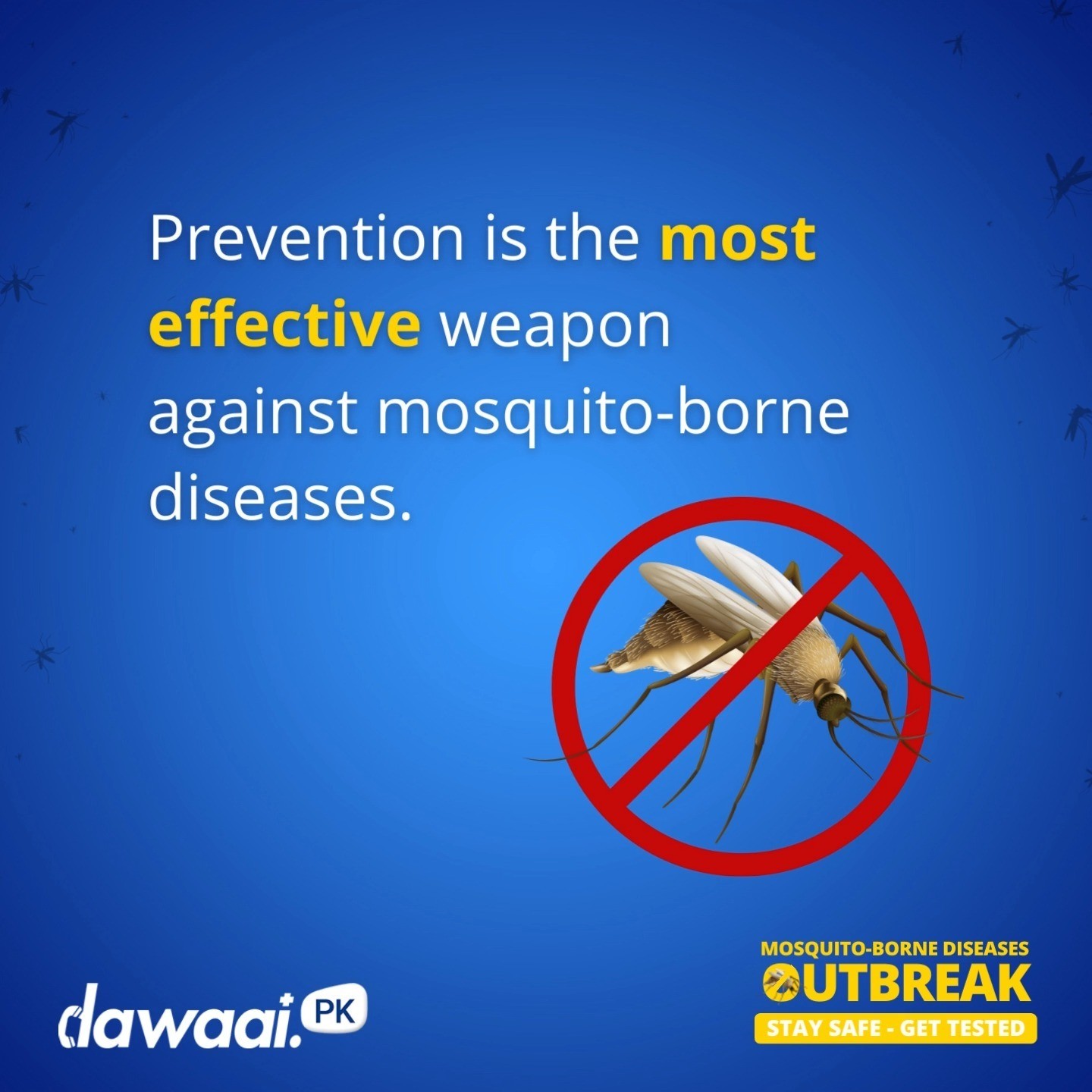 An ounce of prevention is better than a pound of cure!
Using preventive measures is the best way to fight mosquito-borne diseases like #Malaria & #Dengue.
Always make sure to use mosquito repellents on exposed skin to stay safe! 
Buy now: https://bit.ly/3x3hguv